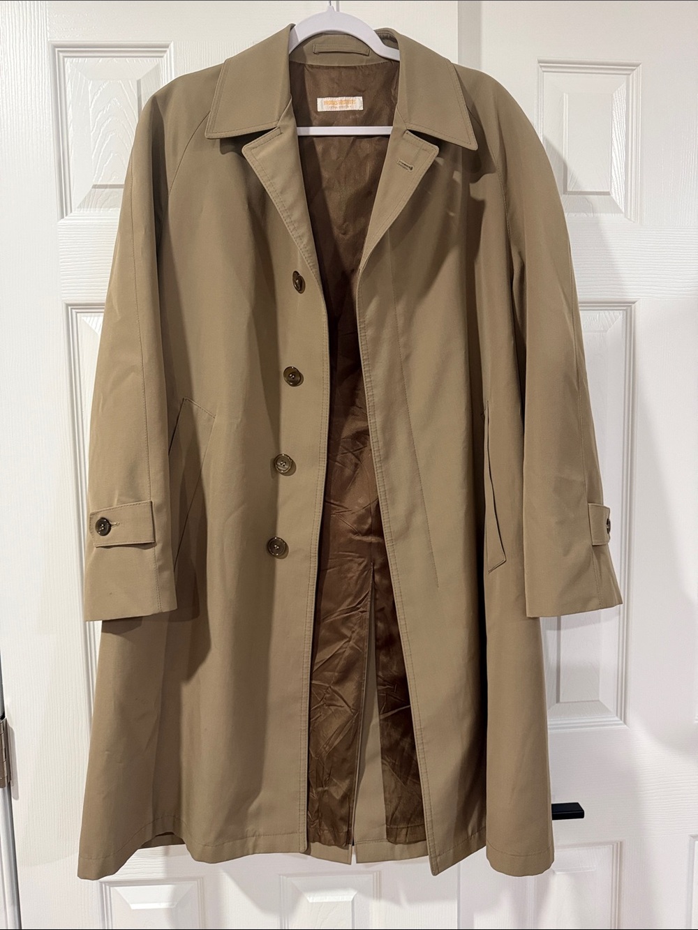 Brooks Brothers Classic Tan Trench Coat